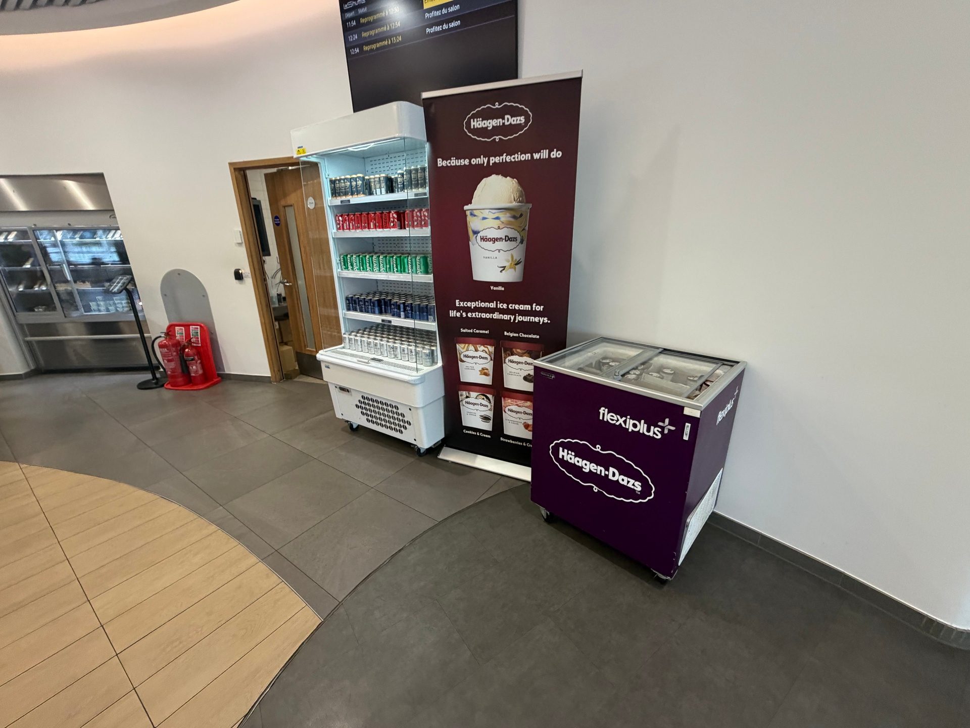 La lounge Flexiplus al terminal Eurotunnel di Folkestone