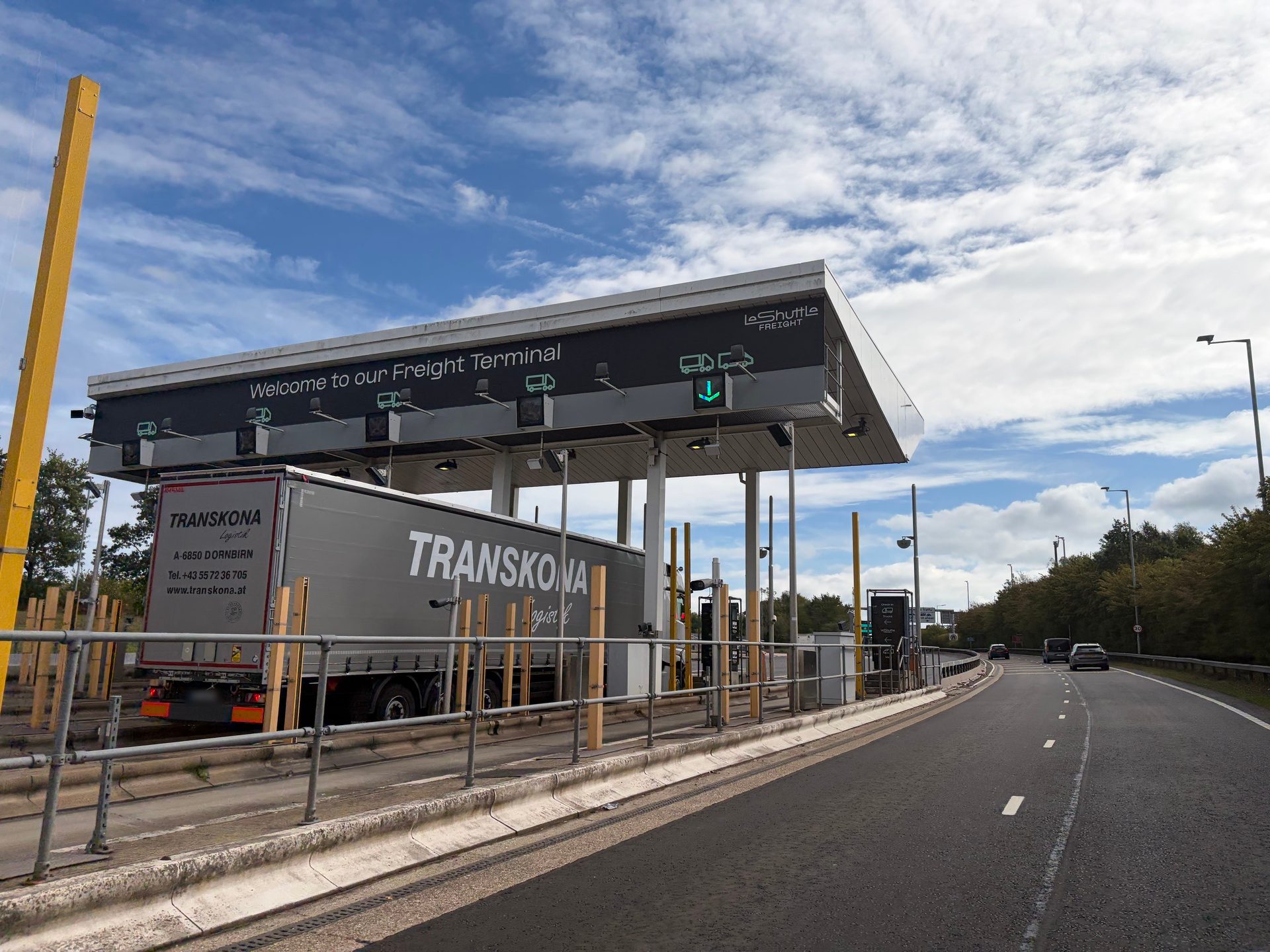 Terminal merci di Eurotunnel Freight a Folkestone