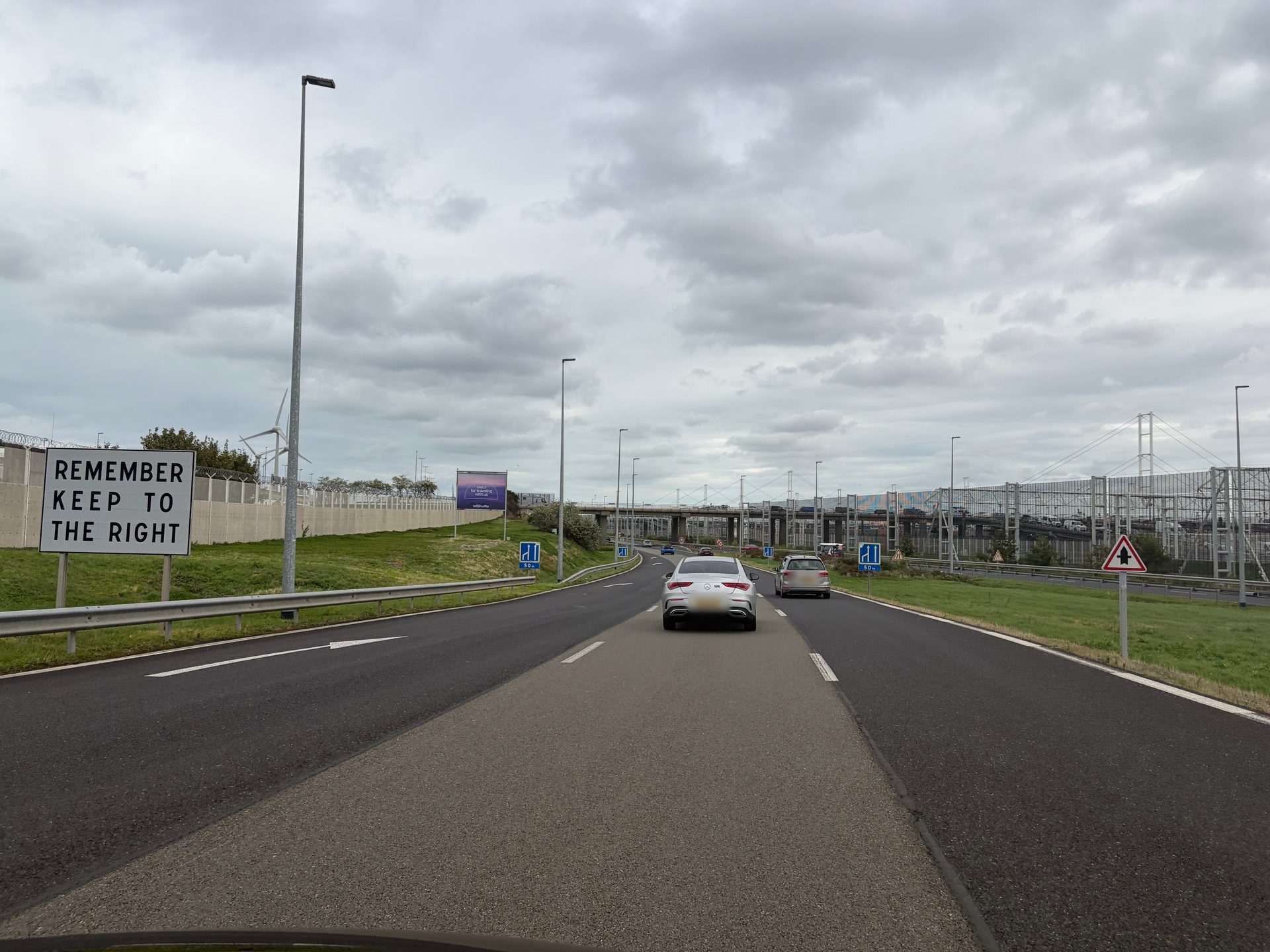 Il terminal del Tunnel della Manica a Coquelles vicino a Calais